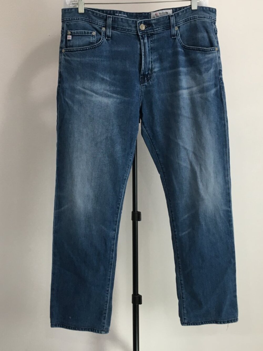 AG ADRIANO GOLDSCHMIED 5 Pocket Medium Wash THE GRADUATE Tailored Leg Jeans